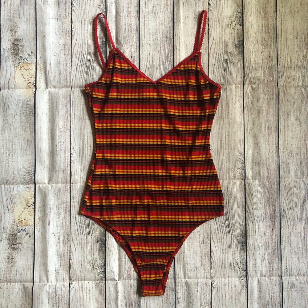 ▪️Striped Bodysuit▪️ - Picture 1 of 7